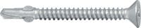 Vis à ailettes autoperceuses S-WD 11 C Une vis à bois à ailettes pour applications extérieures (enduit) pour la fixation de bois sur métal
