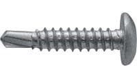 Vis autoperceuses pour métal S-MD 03 PSS Vis autoperceuse à tête cylindrique (acier inoxydable A4) sans rondelle pour les fixations de métal sur métal d'épaisseur moyenne (jusqu'à 5,5 mm)