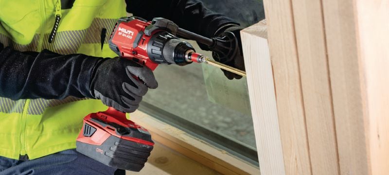 SF 6H-A22 (02) Trapano a percussione cordless da 22V con ATC e frizione elettronica per utilizzo universale su legno, metallo, muratura e altri materiali Applicazioni 1