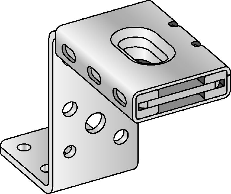 Support de ventilation MVA-ZC Console galvanisée pour gaine de ventilation : fixation de gaines de ventilation moyennes au-dessus de la tête