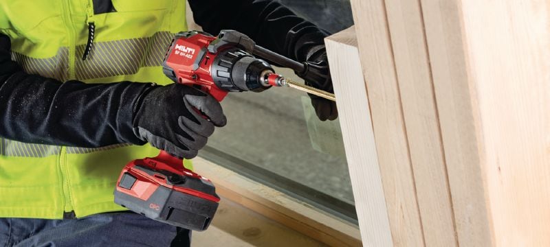 SF 6H-A22 (02) Trapano a percussione cordless da 22V con ATC e frizione elettronica per utilizzo universale su legno, metallo, muratura e altri materiali Applicazioni 1