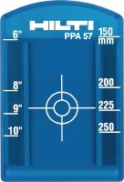 Plaquette-cible PPA 57 (CM/IN) 