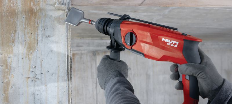 Bohrhammer TE 3-M Leistungsstarker SDS Plus (TE-C) Bohrhammer mit drei Funktionen, Pistolengriff und Feinmeissel für verschiedene Anwendungen Anwendungen 1