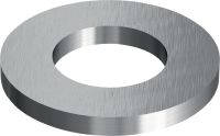 Rondelle plate en acier inoxydable (ISO 7093) Rondelle plate en acier inoxydable (A4) conforme à ISO 7093 utilisée dans des applications diverses