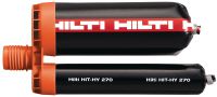 Cheville chimique HIT-HY 270 Mortier hybride injectable ultra-performant avec homologations pour la fixation et le rééquipement de la maçonnerie creuse et solide