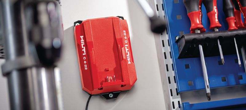 Charge toutes les batteries Nuron Chargeur compact pour toutes les batteries Hilti Nuron Applications 1