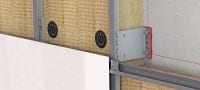 Mensola FOX VI L Mensola versatile da parete per installare sottostrutture di facciata rainscreen Applicazioni 2