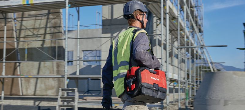 Aspiratore cordless VC 2D-22 Aspiratore compatto a secco da 22 V a batteria per la pulizia di cantiere portatile – progettato per la mobilità e il comfort dell'utente (piattaforma Nuron) Applicazioni 1