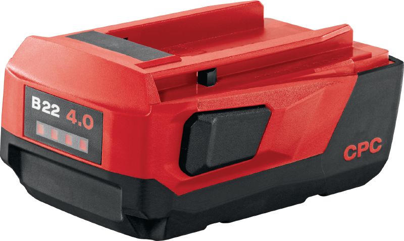 Batteria B22 4,0 22V Batteria Li-Ion compatta, molto potente da 22 V 4.0 Ah