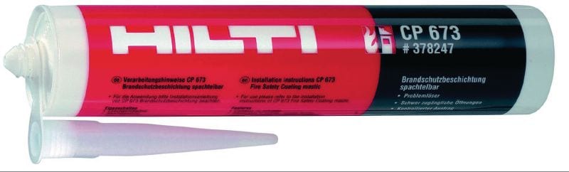 Brandschutz Beschichtungskitt Cp 673 Brandschutzbeschichtungssysteme Und Brandschutzmortel Hilti Schweiz