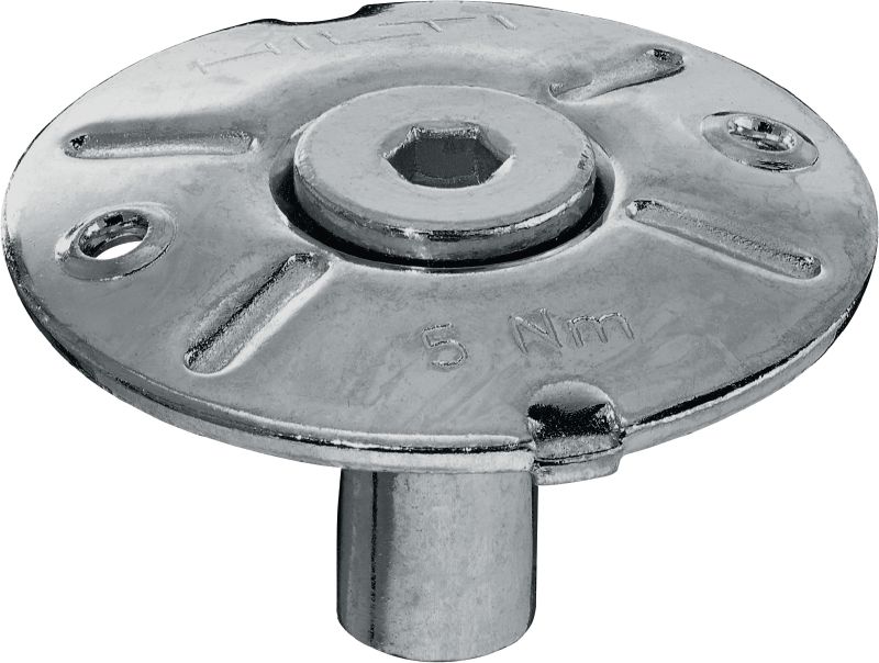 Coupelle de fixation de caillebotis X-FCM-F NG Coupelle de fixation mince pour fixer les caillebotis de sol à mailles étroites à l'aide de goujons filetés