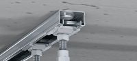 MM-ST Selle d'attache pour tube préassemblée galvanisée pour la liaison rapide aux rails entretoises MM Applications 1